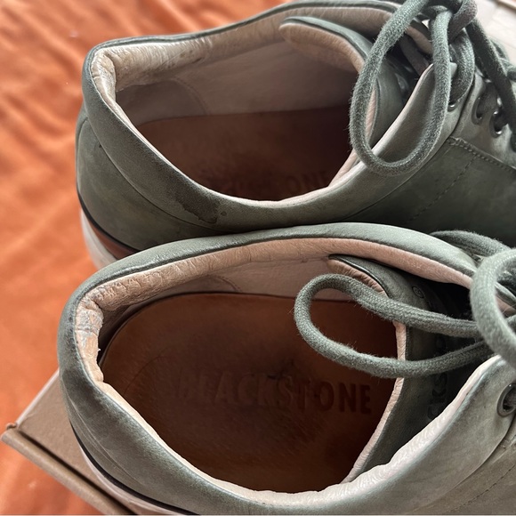 Blackstone PM 56 Battle Low Top Sneaker Green Size 45 EU/12 US - Picture 4 of 10